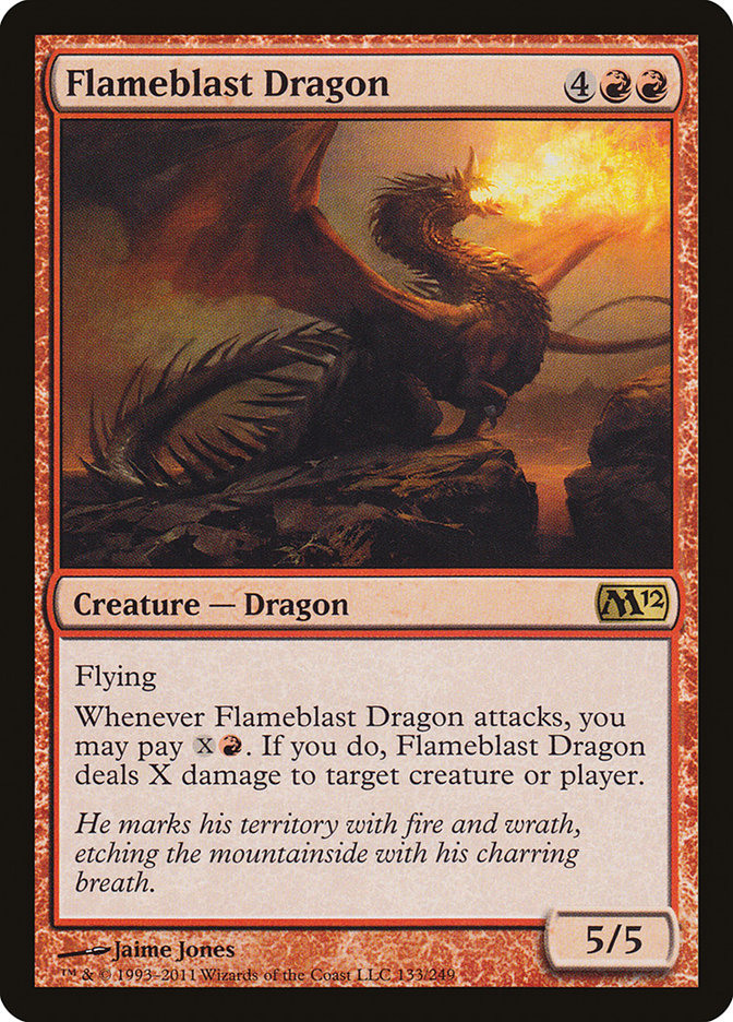 Flameblast Dragon [Magic 2012] | Gear Gaming Fayetteville