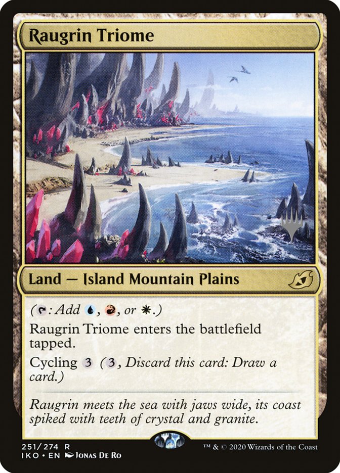 Raugrin Triome (Promo Pack) [Ikoria: Lair of Behemoths Promos] | Gear Gaming Fayetteville