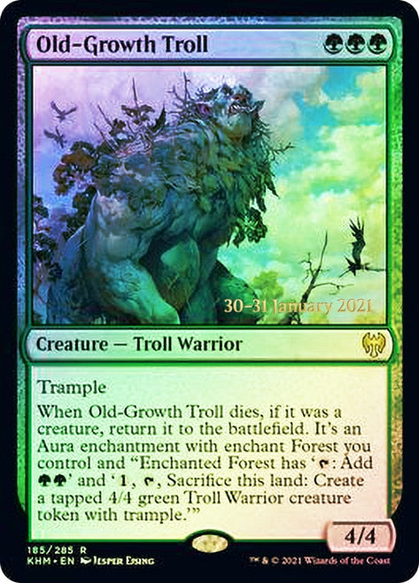 Old-Growth Troll [Kaldheim Prerelease Promos] | Gear Gaming Fayetteville