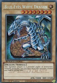 Blue-Eyes White Dragon (Secret) [SBCB-EN087] Secret Rare | Gear Gaming Fayetteville