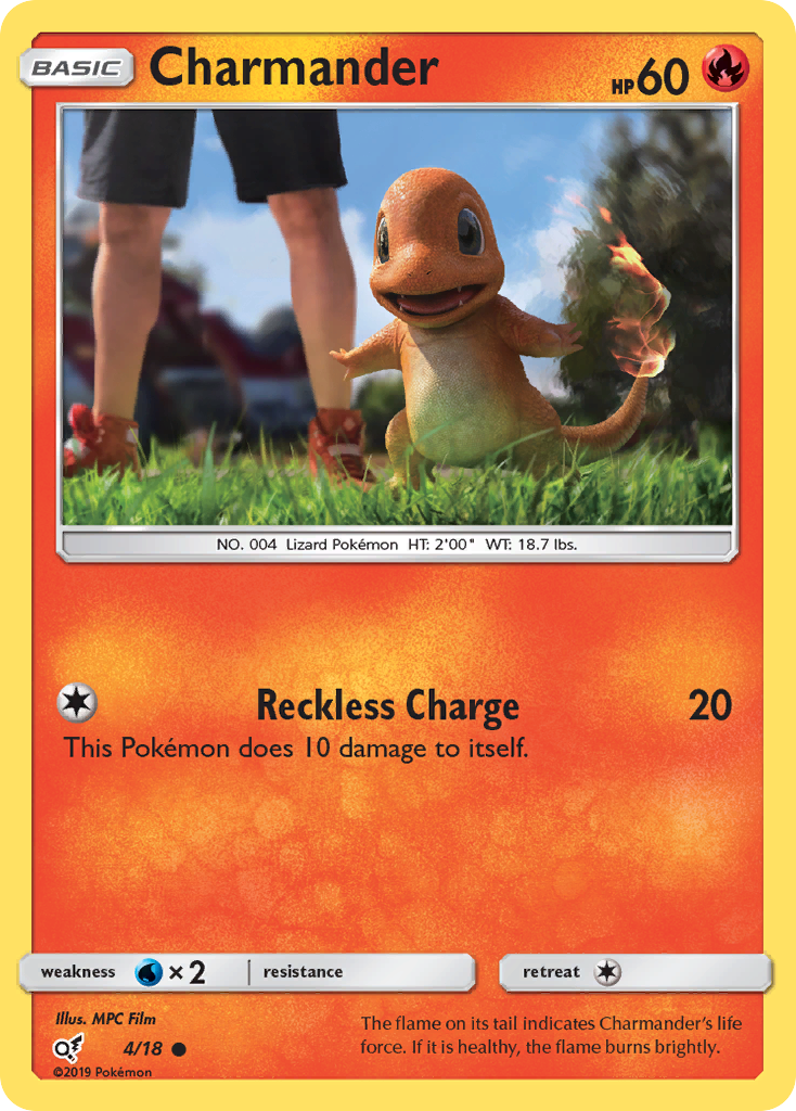 Charmander (4/18) [Sun & Moon: Detective Pikachu] | Gear Gaming Fayetteville