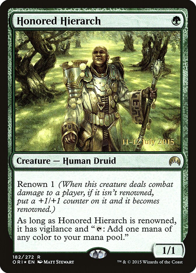 Honored Hierarch [Magic Origins Prerelease Promos] | Gear Gaming Fayetteville