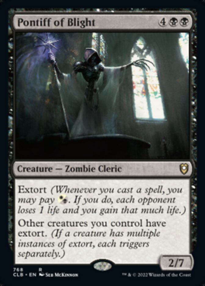 Pontiff of Blight [Commander Legends: Battle for Baldur's Gate] | Gear Gaming Fayetteville