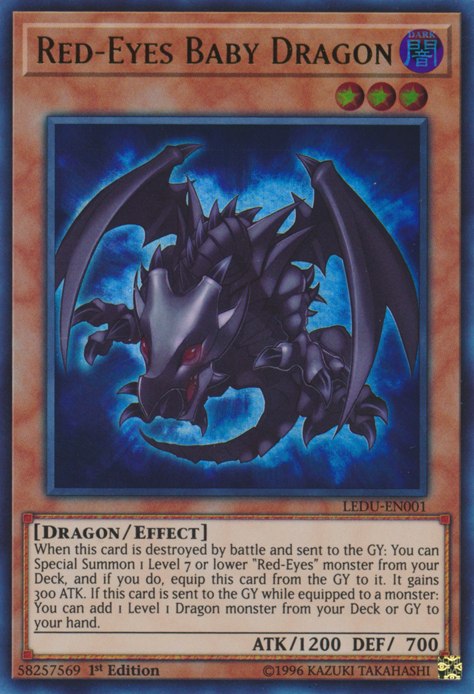 Red-Eyes Baby Dragon [LEDU-EN001] Ultra Rare | Gear Gaming Fayetteville