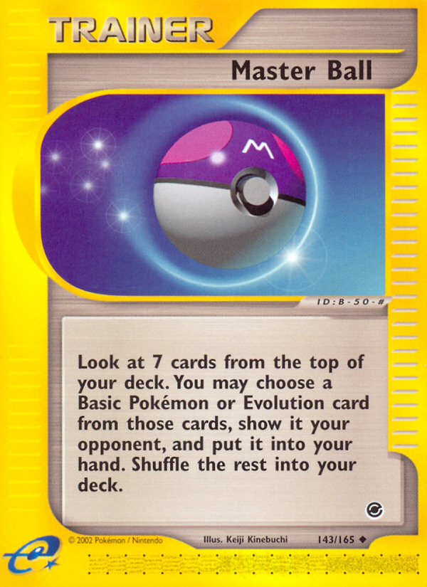 Master Ball (143/165) [Expedition: Base Set] | Gear Gaming Fayetteville