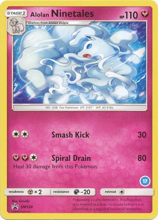 Alolan Ninetales (SM128) (Deck Exclusive #17) [Sun & Moon: Trainer Kit - Alolan Ninetales] | Gear Gaming Fayetteville