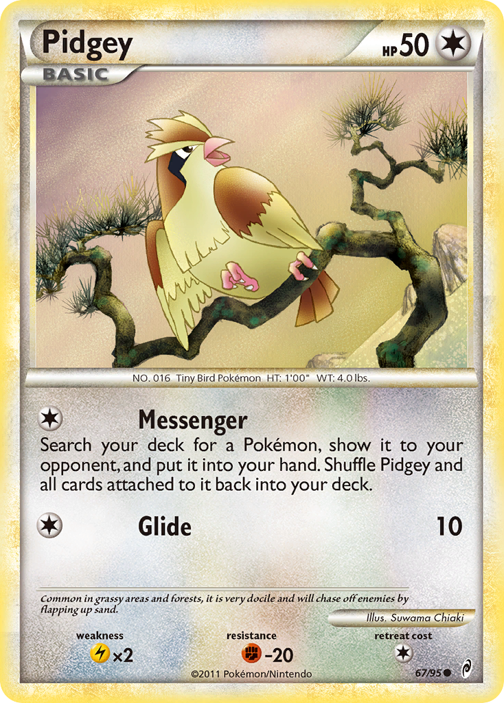 Pidgey (67/95) [HeartGold & SoulSilver: Call of Legends] | Gear Gaming Fayetteville