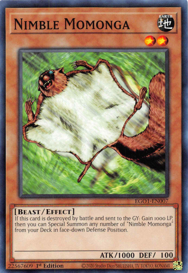 Nimble Momonga [EGO1-EN007] Common | Gear Gaming Fayetteville