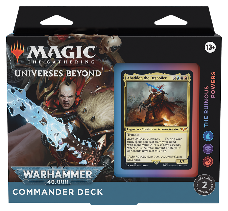 Universes Beyond: Warhammer 40,000 - Commander Deck (The Ruinous Powers) | Gear Gaming Fayetteville