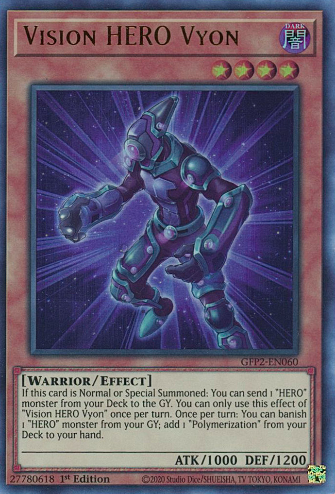 Vision HERO Vyon [GFP2-EN060] Ultra Rare | Gear Gaming Fayetteville