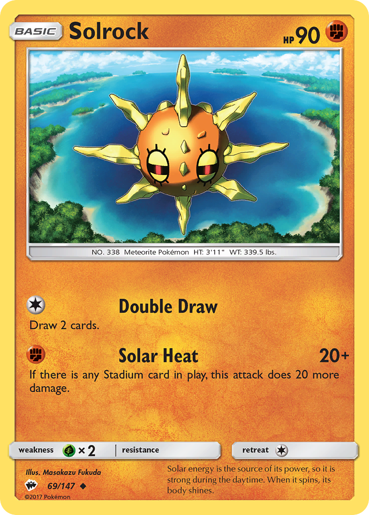 Solrock (69/147) [Sun & Moon: Burning Shadows] | Gear Gaming Fayetteville