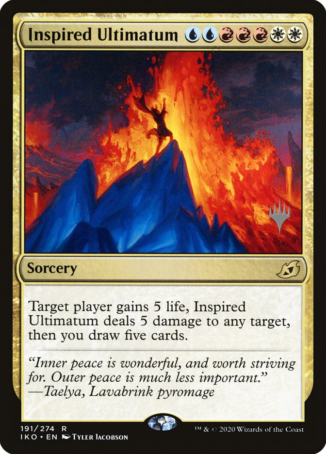 Inspired Ultimatum (Promo Pack) [Ikoria: Lair of Behemoths Promos] | Gear Gaming Fayetteville