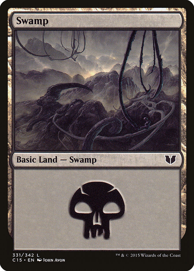 Swamp (331) [Commander 2015] | Gear Gaming Fayetteville