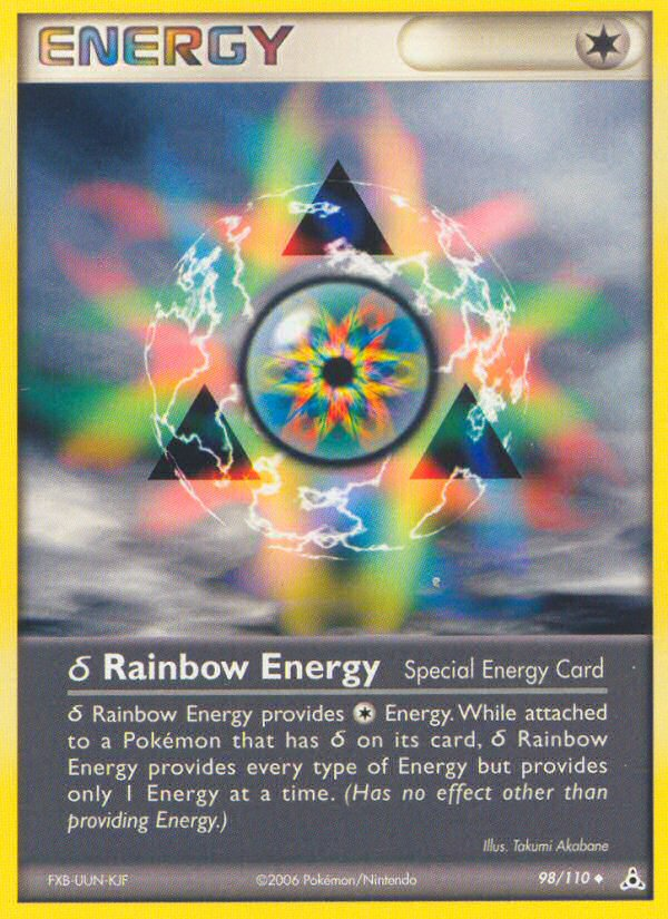 Rainbow Energy (98/110) (Delta Species) [EX: Holon Phantoms] | Gear Gaming Fayetteville