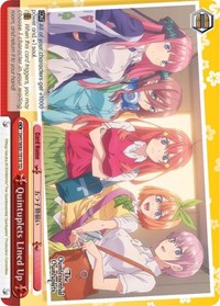 Quintuplets Lined Up (Red) [The Quintessential Quintuplets] | Gear Gaming Fayetteville