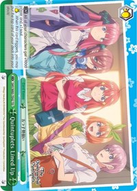 Quintuplets Lined Up (Green) - 5HY/W83-TE42 [The Quintessential Quintuplets] | Gear Gaming Fayetteville