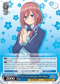 Third of the Quintuplets, Miku Nakano [The Quintessential Quintuplets] | Gear Gaming Fayetteville