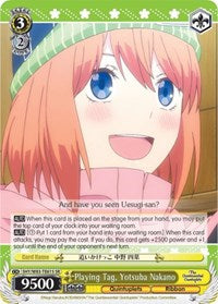 Playing Tag, Yotsuba Nakano (SR) [The Quintessential Quintuplets] | Gear Gaming Fayetteville