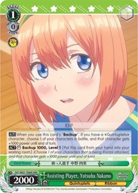 Assisting Player, Yotsuba Nakano (RRR) [The Quintessential Quintuplets] | Gear Gaming Fayetteville