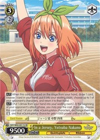 In a Jersey, Yotsuba Nakano (SR) [The Quintessential Quintuplets] | Gear Gaming Fayetteville