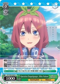 Operation Doppelganger, Miku Nakano [The Quintessential Quintuplets] | Gear Gaming Fayetteville