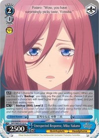 Unexpected Response, Miku Nakano [The Quintessential Quintuplets] | Gear Gaming Fayetteville