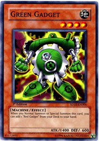 Green Gadget [Structure Deck: Machine Re-Volt] [SD10-EN006] | Gear Gaming Fayetteville