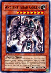 Ancient Gear Golem [Structure Deck: Machine Re-Volt] [SD10-EN012] | Gear Gaming Fayetteville