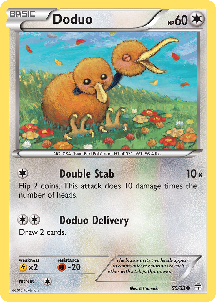 Doduo (55/83) [XY: Generations] | Gear Gaming Fayetteville