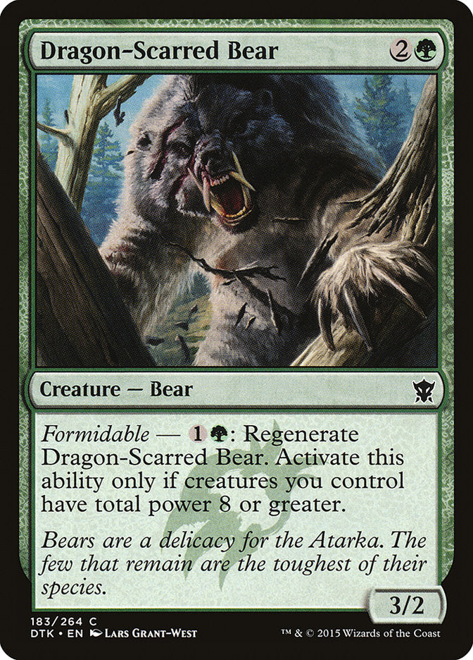 Dragon-Scarred Bear [Dragons of Tarkir] | Gear Gaming Fayetteville