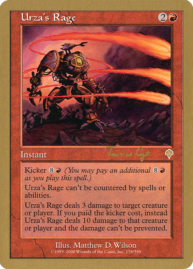 Urza's Rage (Tom van de Logt) [World Championship Decks 2001] | Gear Gaming Fayetteville