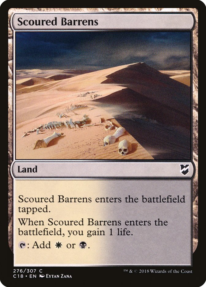 Scoured Barrens [Commander 2018] | Gear Gaming Fayetteville