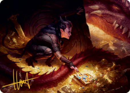 Hoard Robber Art Card (Gold-Stamped Signature) [Dungeons & Dragons: Adventures in the Forgotten Realms Art Series] | Gear Gaming Fayetteville