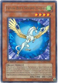 Crystal Beast Sapphire Pegasus [Force of the Breaker] [FOTB-EN007] | Gear Gaming Fayetteville