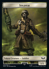 Soldier (004) // Arco-Flagellant Double-Sided Token (Surge Foil) [Warhammer 40,000 Tokens] | Gear Gaming Fayetteville