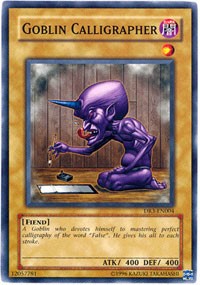 Goblin Calligrapher [Dark Revelation Volume 3] [DR3-EN004] | Gear Gaming Fayetteville