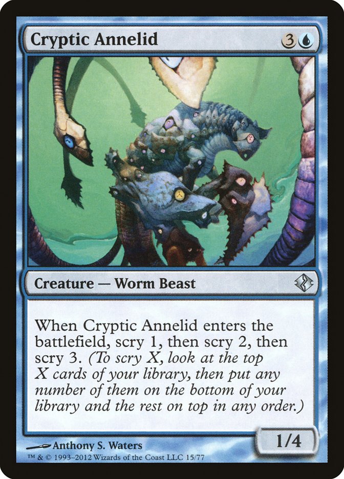 Cryptic Annelid [Duel Decks: Venser vs. Koth] | Gear Gaming Fayetteville