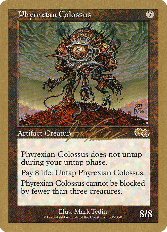 Phyrexian Colossus (Jon Finkel) [World Championship Decks 2000] | Gear Gaming Fayetteville