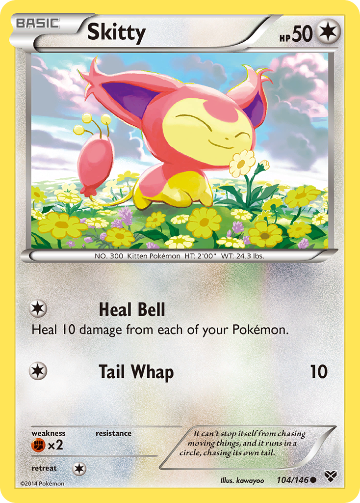 Skitty (104/146) [XY: Base Set] | Gear Gaming Fayetteville