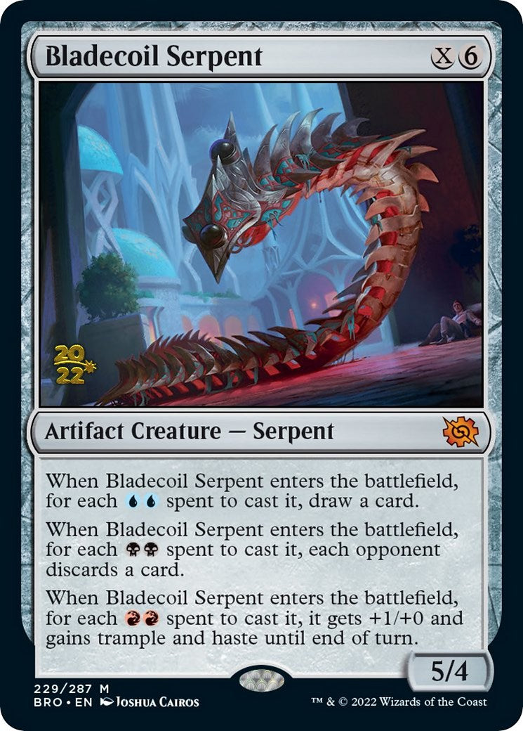 Bladecoil Serpent [The Brothers' War Prerelease Promos] | Gear Gaming Fayetteville