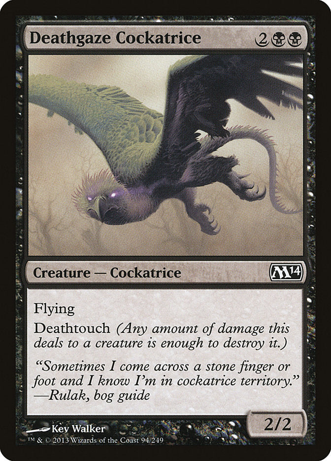 Deathgaze Cockatrice [Magic 2014] | Gear Gaming Fayetteville