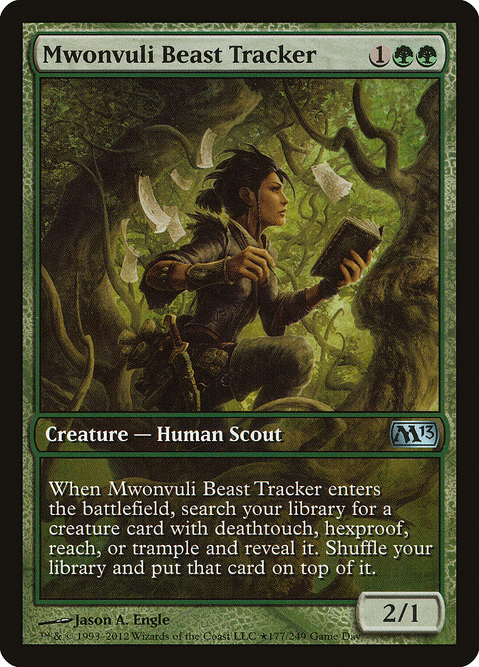 Mwonvuli Beast Tracker (Game Day) [Magic 2013 Promos] | Gear Gaming Fayetteville
