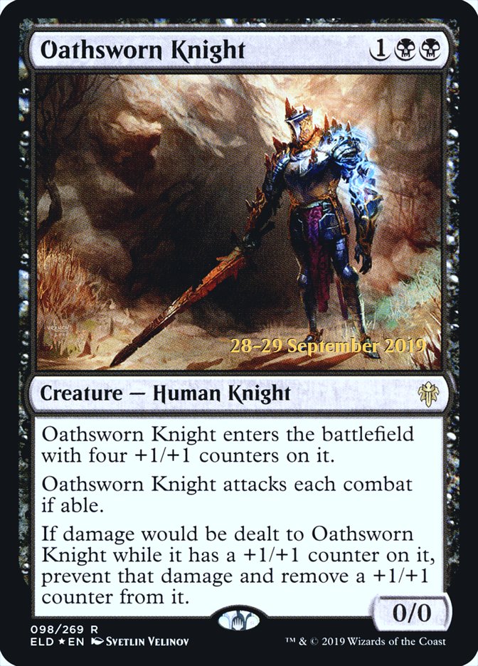 Oathsworn Knight [Throne of Eldraine Prerelease Promos] | Gear Gaming Fayetteville