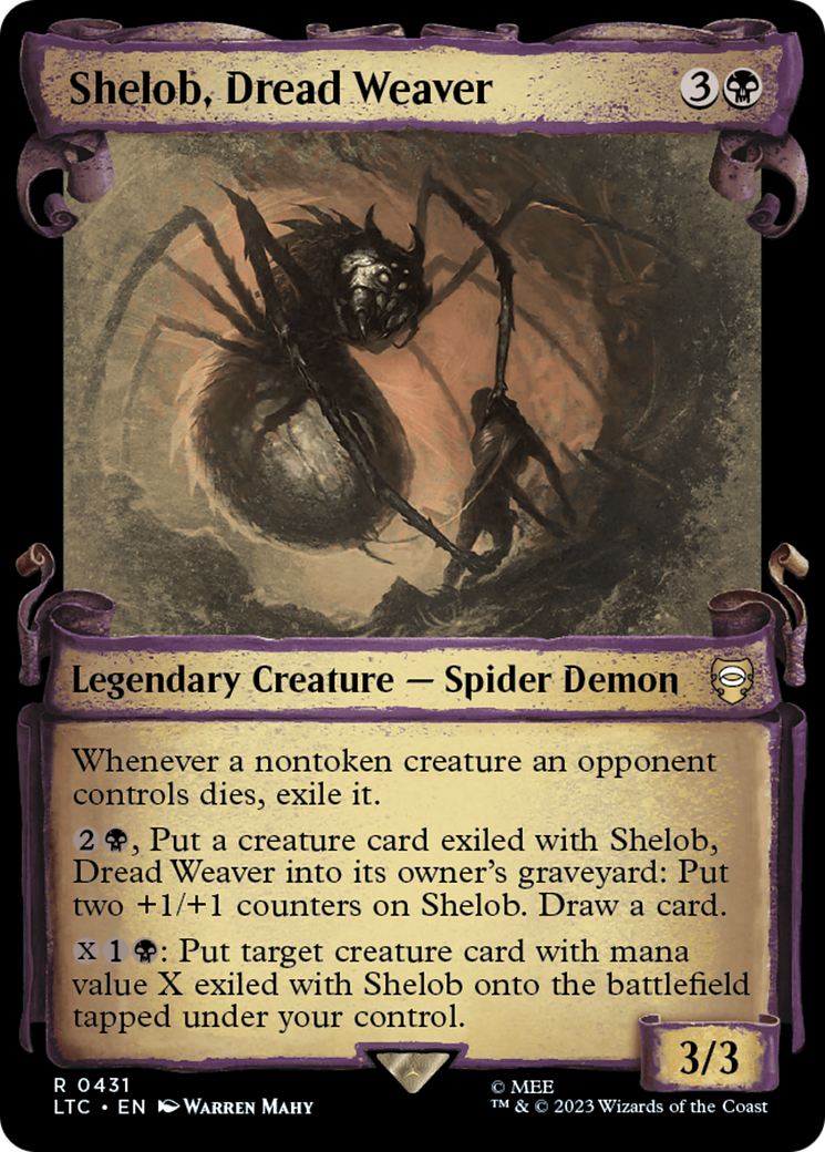 Shelob, Dread Weaver [The Lord of the Rings: Tales of Middle-Earth Commander Showcase Scrolls] | Gear Gaming Fayetteville