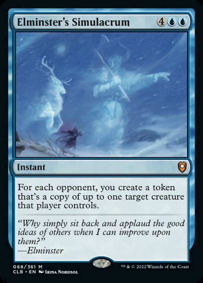 Elminster's Simulacrum [Commander Legends: Battle for Baldur's Gate] | Gear Gaming Fayetteville