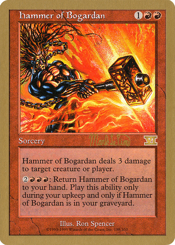 Hammer of Bogardan (Mark Le Pine) [World Championship Decks 1999] | Gear Gaming Fayetteville