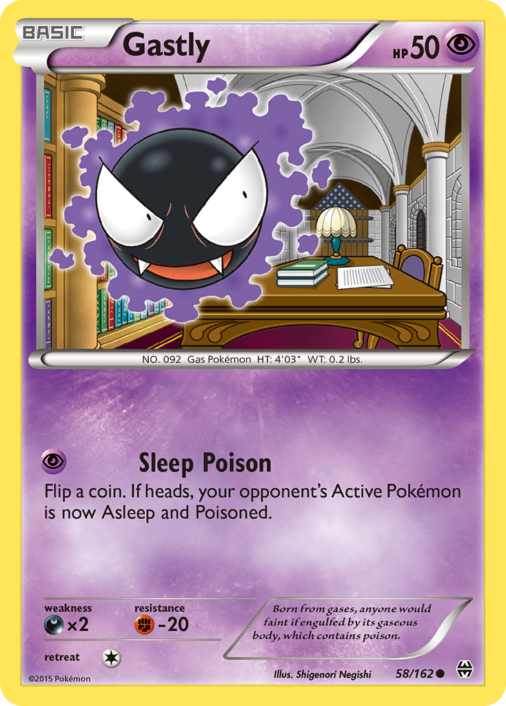 Gastly (58/162) [XY: BREAKthrough] | Gear Gaming Fayetteville