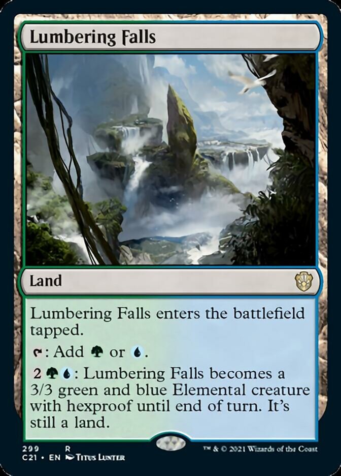 Lumbering Falls [Commander 2021] | Gear Gaming Fayetteville