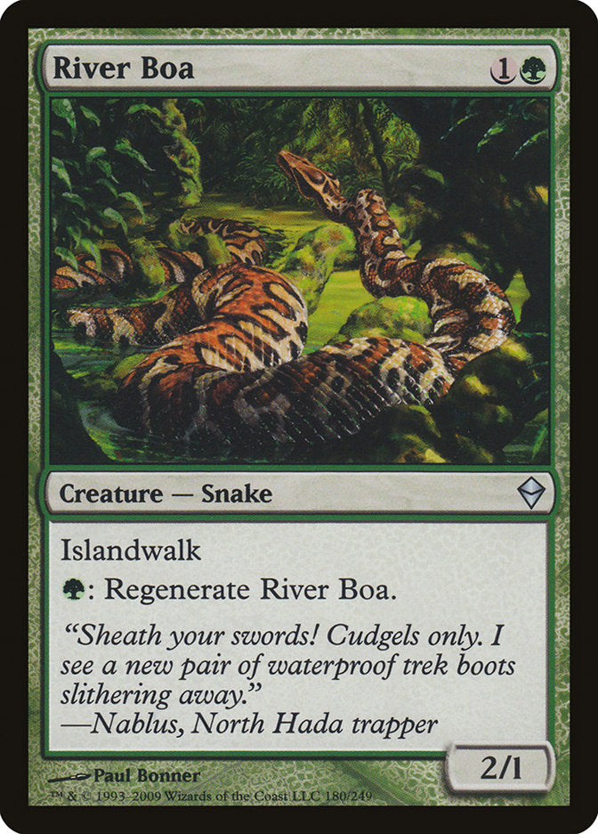 River Boa [Zendikar] | Gear Gaming Fayetteville