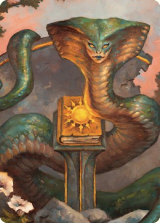 Guardian Naga Art Card [Commander Legends: Battle for Baldur's Gate Art Series] | Gear Gaming Fayetteville
